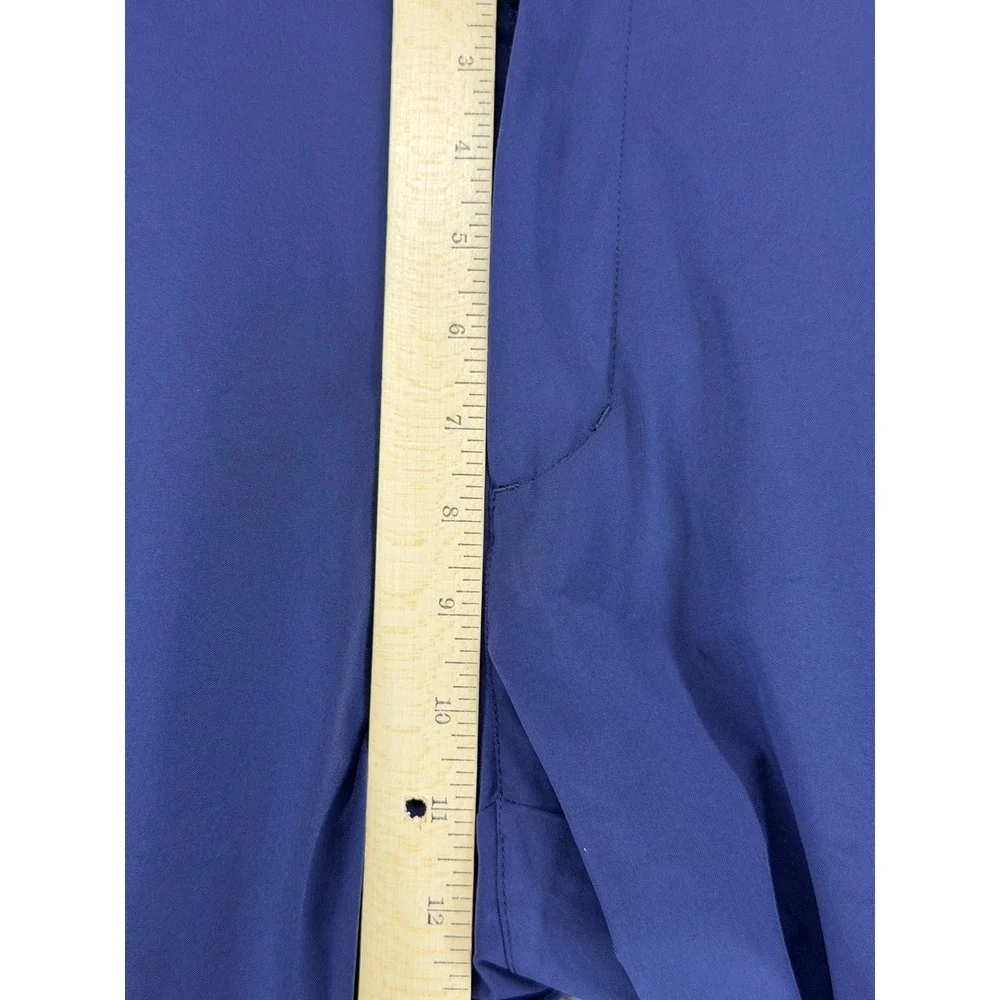 KJUS Iver Tailored Fit Golf Pants Mens 35x32 Blue Technical Stretch Trousers
